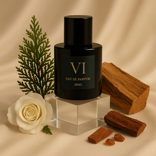 VI 57 – woody floral musky fragrance for unisex