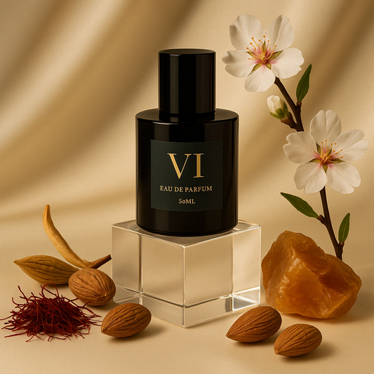 VI 64 – unisex fragrance from the amber, woody and floral family