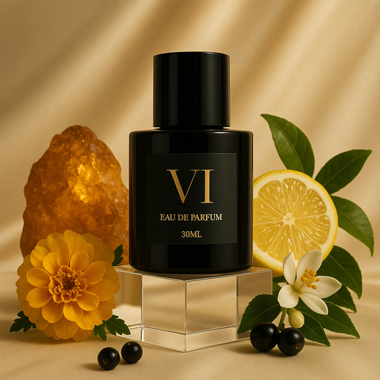 VI 39 – unisex fragrance from the woody amber fragrance family