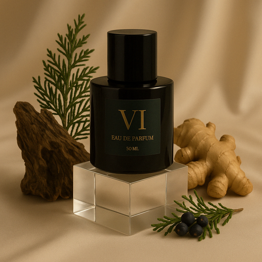 VI 20 – unisex fragrance from the wood, leather and amber family
