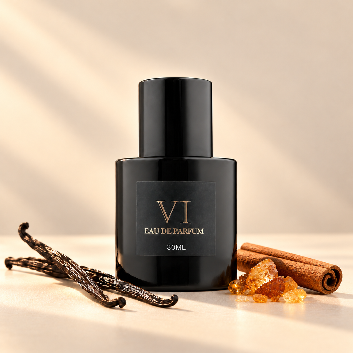 VI 122 30 ml kvepalai su vanilės, cinamono ir ambros akcentais