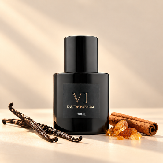 VI 122 30 ml kvepalai su vanilės, cinamono ir ambros akcentais