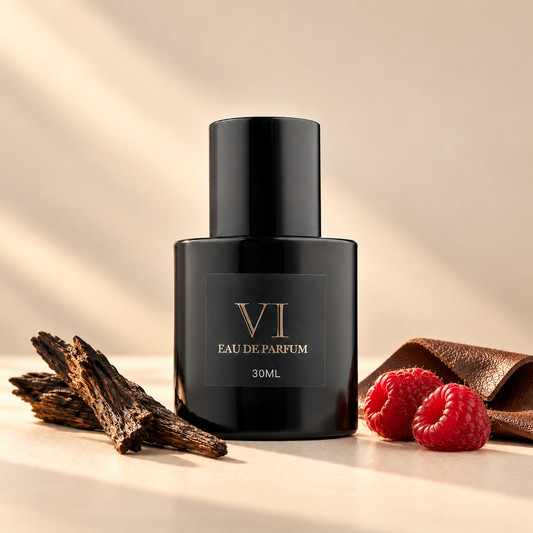 VI 21 30 ml kvepalai su agarmedžio, aviečių ir odos akcentais