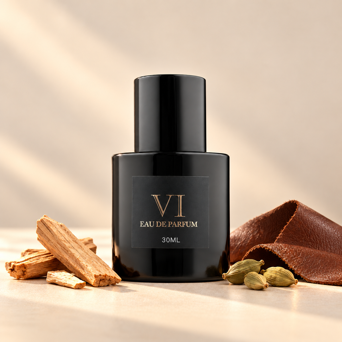 VI 24 30 ml kvepalai su sandalmedžio, odos ir kardamono akcentais