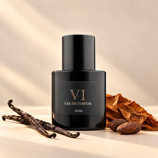 VI 30 30 ml kvepalai su vanilės, tabako ir kakavos akcentais