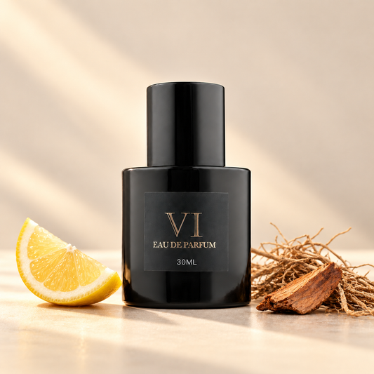 VI 39 30 ml kvepalai su citrinos, vetiverijos ir kedro akcentais